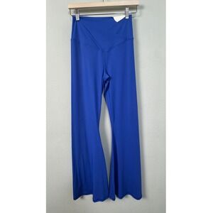 OFFLINE by Aerie Real Me Crossover High Rise Flare Leggings Blue Large NEW